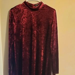 Crushed Velvet Dress